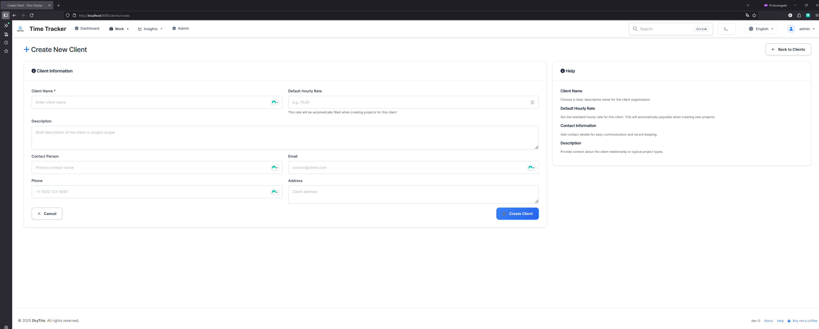Create Client